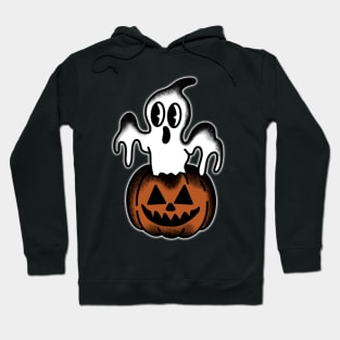 Vintage ghost cartoon Hoodie